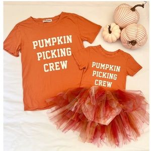 Brokedown Clothing Toddler Pumpkin Picking Crew Tee Size 12M